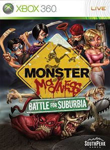 Monster Madness: Battle for Suburbia box art for Xbox 360